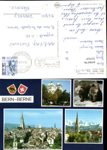 727319 Mehrbild AK Bern Berne Ansichten Bären