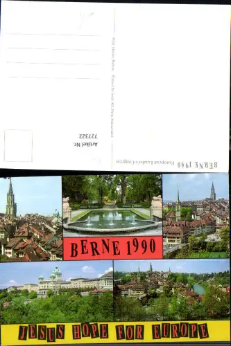 727322 Mehrbild AK Bern Berne 1990 European Leaders Congress
