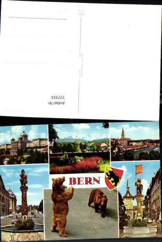 727333 Mehrbild AK Bern Berne Ansichten Bären
