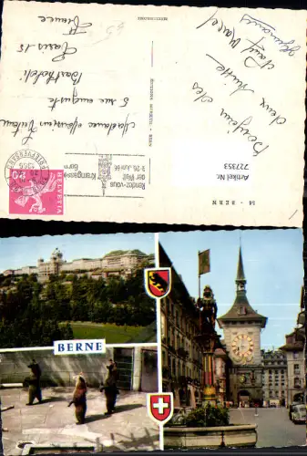 727353 Mehrbild AK Bern Berne Ansichten u. Bären Bärengraben