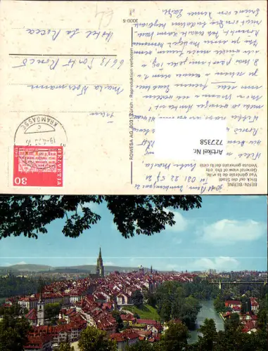 727358 Bern Berne Blick auf die Stadt Vue generale de la ville