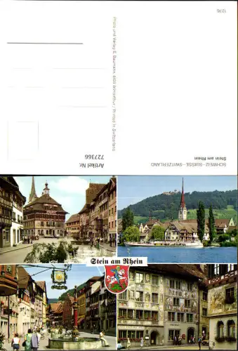 727366 Mehrbild AK Stein a. Rhein Brunnen Schiff Dampfer