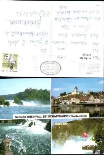 727369 Mehrbild AK Rheinfall b. Schaffhausen Neuhausen am Rheinfall Wasserfall