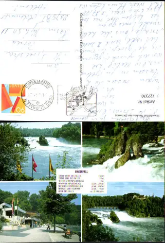 727370 Mehrbild AK Rheinfall Neuhausen am Rheinfall Wasserfall