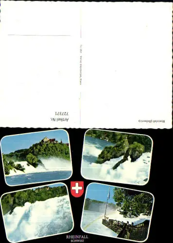 727371 Mehrbild AK Rheinfall Neuhausen am Rheinfall Wasserfall Schloss Laufen