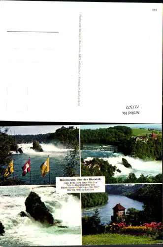 727372 Mehrbild AK Rheinfall Neuhausen am Rheinfall Wasserfall Schloss Laufen