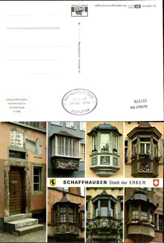 727376 Mehrbild AK Schaffhausen Stadt der Erker