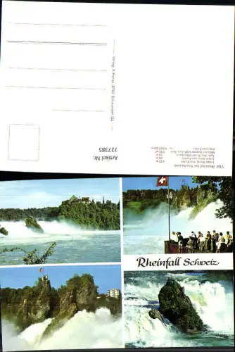 727385 Mehrbild AK Rheinfall Neuhausen am Rheinfall Wasserfall