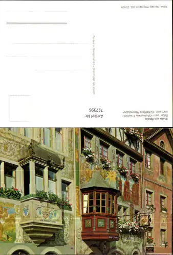 727396 Mehrbild AK Stein a. Rhein Erker zum Steinenen Trauben u. v. Scheffels Weinstube