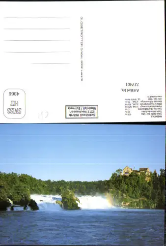 727401 Rheinfall Neuhausen am Rheinfall Wasserfall Schloss Laufen