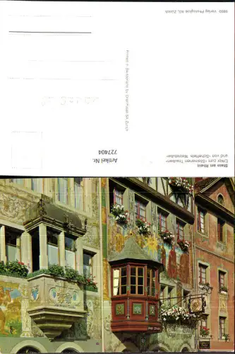 727404 Stein a. Rhein Erker zum Steinenen Trauben u. v. Scheffels Weinstube
