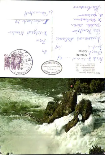 727419 Rheinfall Neuhausen am Rheinfall Felsen Wasserfall