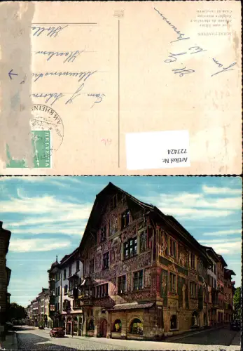 727424 Schaffhausen Haus zum Ritter Kunstvolle Fassade
