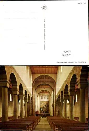 727454 Schaffhausen Inneres des Münsters