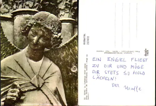 727472 Foto AK Reims La Cathedrale Ange Gardien de Saint Nicaise Detail Kathedrale Bauwerk