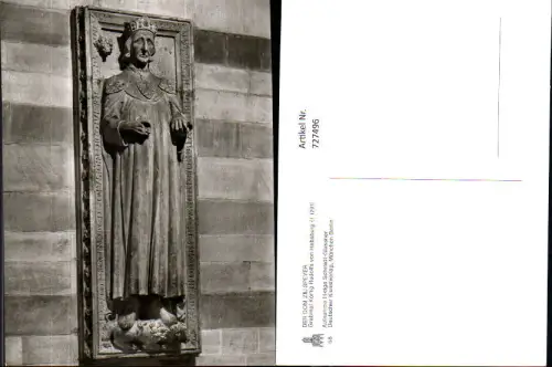 727496 Speyer am Rhein Dom Grabmal König Rudolfs von Habsburg Adel Monarchie Religion Bauwerk