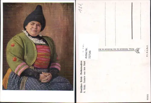 727546 R. Nitsch Tirolerin Ötztal Sölden Tirol Vent Deutsches Reich Volkstrachten