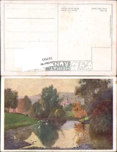 727555 Künstler AK Otto Luhde Krems an der Donau Motiv an der Krems