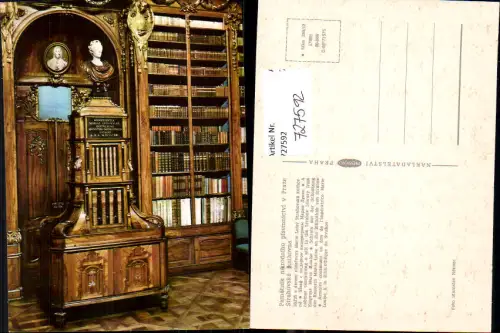 727592 Praha Prag Philosophischer Saal der Bibliothek Schrein Filosoficky sal Strahovske knihovny Lesen