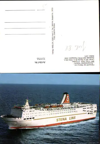 727755 Fährschiff Fähre Stena Line Kronprinsessan Victoria Hochseeschiff Transport Schweden