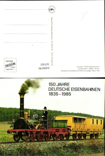 727762 150 Jahr Deutsche Eisenbahnen Dampflok Eisenbahn Transport Adler Lokomotive