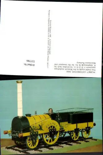 727786 Model Planet Locomotive 1830 Liverpool and Manchester Railway Dampflok Eisenbahn Transport