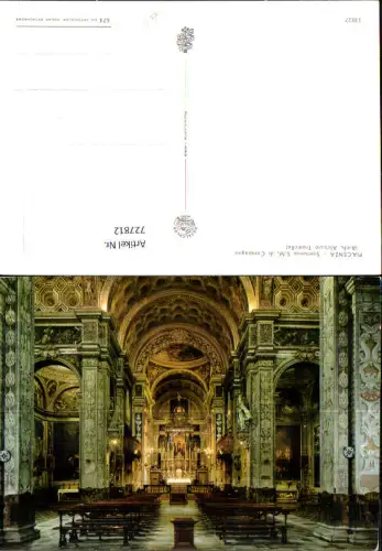 727812 Piacenza Santuario S.M. di Campagna Kirche Inneres Italy