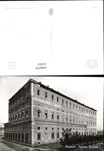 727813 Foto AK Piacenza Palazzo Farnese Palast Italy