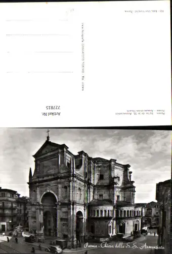 727815 Foto AK Parma Chiesa della S. S. Annunziata Kirche Automobil Oldtimer Italy