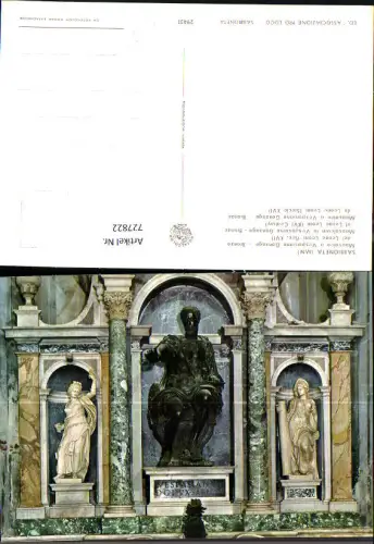 727822 Foto AK Sabbioneta Mausoleo a Vespasiano Gonzaga Bronzo del Leone Leoni Italy