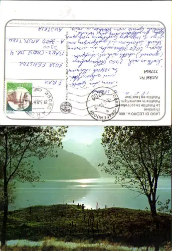 727864 Lago di Ledro Trentino Le Palafitte in controluce Mezzolago Italy