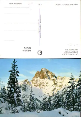 727876 Croda Rossa Hohe Gaisl Cortina d Ampezzo Italy