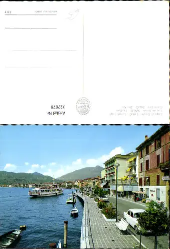 727878 Lago di Garda Salo Lungo Lago Kai Gardasee Schiff Italy