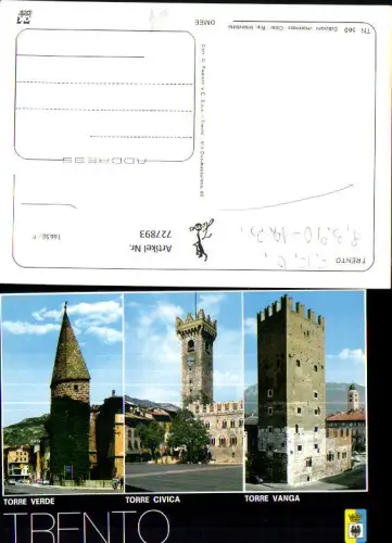 727893 Trento Torre Verde Torre Civica Torre Vanga Turm Türme Italy