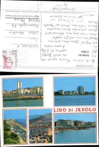 727895 Mehrbild AK Lido di Jesolo Strand Strandleben Italy