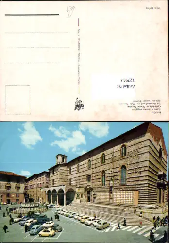 727917 Perugia Duomo e fontana maggiore Dom u. großer Brunnen Italy