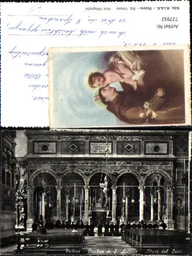 727932 Foto AK Padova Padua Basilica di S. Antonio Altare del Santo Kirche Altar Italy
