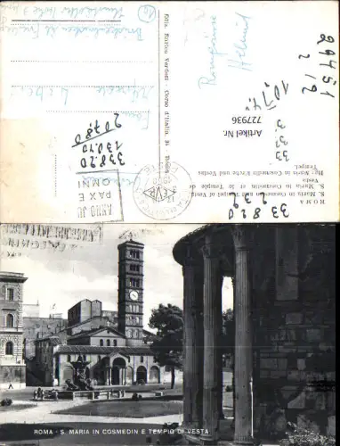 727936 Roma Rom S. Maria in Cosmedin e Tempio di Vesta Cosmedin Kirche u. Vestas Tempel Italy