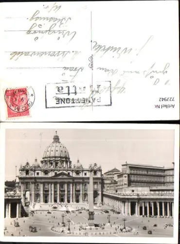 727942 Foto AK Roma Rom Vatican Vatikan Peterskirche Dom Italy