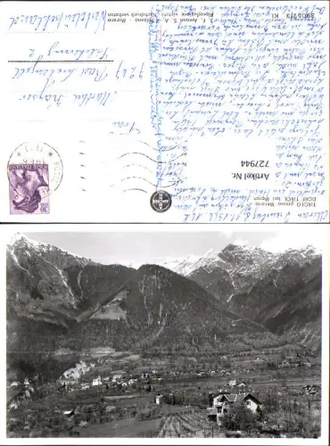 727944 Foto AK Tirolo presso Merano Dorf Tirol bei Meran Italy