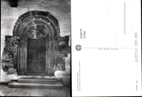 727962 Foto AK Portale del Castel Tirolo Portal Schloss Tirol b. Meran Südtirol Italy