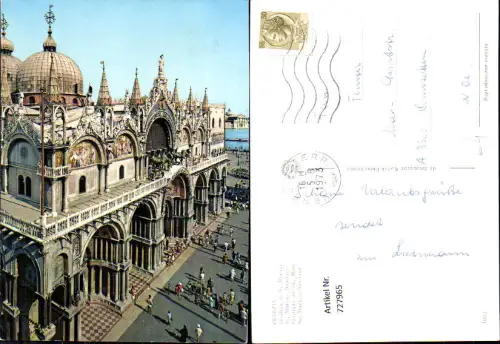 727965 Venezia Basilica di S. Marco Venedig Markusplatz Basilika Italy