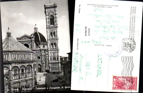 727970 Foto AK Firenze Battistero Cattedrale e Campanile di Giotto Florenz Dom u. Campanile von Giotto Italy