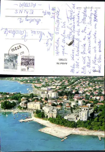 727985 Fliegeraufnahme Biograd Küste Biograd na Moru Croatia