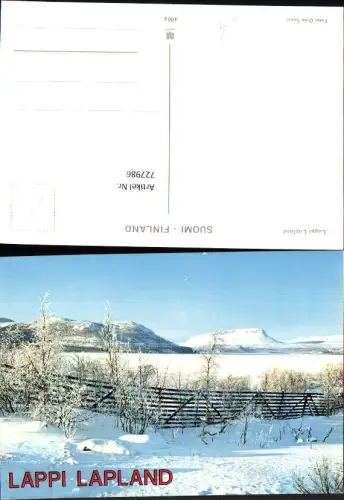 727986 Lappi Lapland Winterlandschaft Finnland
