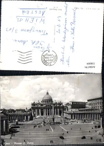 728004 Foto AK Vatikan Vaticano Piazza S. Pietro