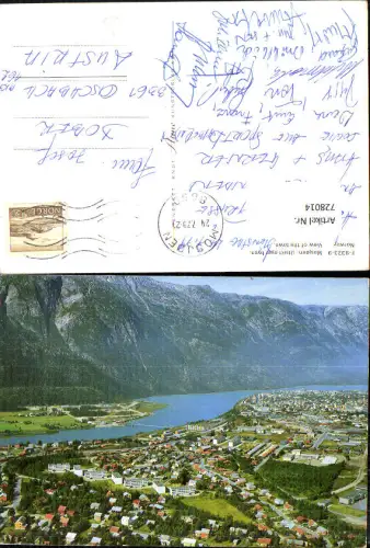 728014 Mosjoen Utsikt over byen Norway View of the town