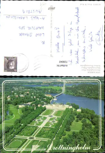 728042 Fliegeraufnahme Stockholm Drottningholms Slott Schloss Drottningholm Sweden