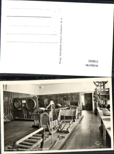 728045 Foto AK Jordbruket Hälsinglands Museum Hudiksvall Museum Schlitten Sweden
