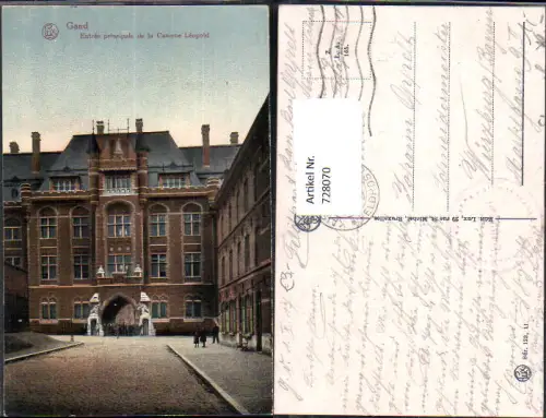 728070 Gand Entree principale de la Caserne Leopold Gent Belgium